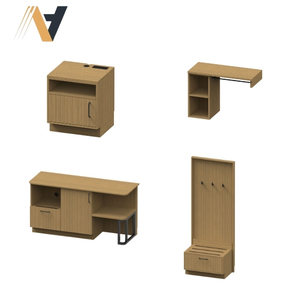 Muebles de dormitorio Hilton lisos-Muebles de dormitorio Hilton Premium de MDF y HPL-Muebles de dormitorio Hilton hechos en Vietnam - Product Image 1