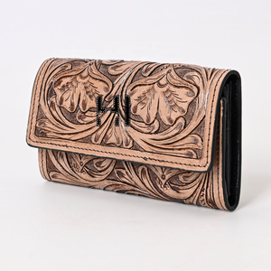 Cartera Trifold de Cuero Vacuno de Grano Completo, Estilo Vintage, Hecha a Mano, con Tarjetero - Product Image 2