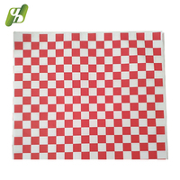 Feuilles de papier sulfurisé de qualité alimentaire avec logo personnalisé imprimé pour emballer les burgers, les sandwichs et les produits de boulangerie