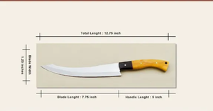 Ensemble de 5 couteaux de cuisine professionnels de luxe en acier inoxydable, lames faites à la main avec manche en bois - Product Image 4