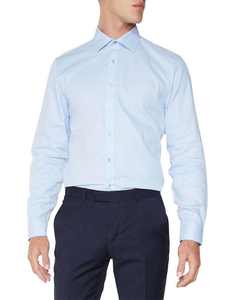 Chemise décontractée pour homme, haute qualité, respirante, manches longues, coupe classique, vente en gros, infroissable, 100% coton, tissu Dobby - Product Image 1