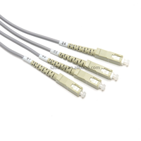 Câble de raccordement fibre optique monomode LC vers SC OS2 9/125 µm 8 fibres 5 m 10 Gbit/s Duplex pour transceiver optique FTTH