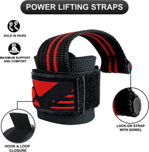 Bodybuilding Power Lifting Neoprene/Cotton Customizable Color/Logo Power <b>Straps</b> Training Non-Slip Breathable Waterproof High - Product Image 4