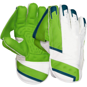 Guante de críquet moderno de PVC para mano derecha con cierre a presión, 40 mm de grosor, agarre extra, ligero, con 40 agujeros cosidos - Product Image 6