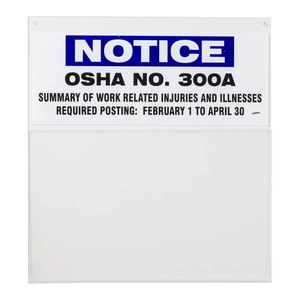 Tableau d'affichage mural Brady OSHA en liège et feutre durable pour les avis de sécurité au lieu de travail - Product Image 1