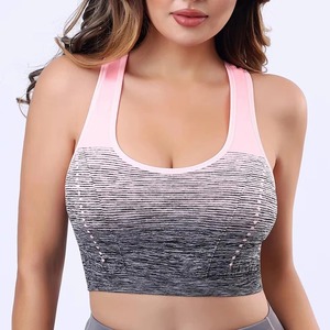 High Stretch Seamless Sports Bra for Women Breathable <b>Padded</b> Fitness Crop Top Yoga <b>Running</b> Gym Activewear - Product Image 5