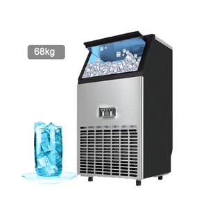 Máquina Portátil para Hacer Cubos de Hielo, Capacidad de 80 kg, Compresor Fusheng/Hitachi para Uso Comercial, Precio de Descuento al por Mayor de Fábrica - Product Image 1