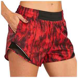 Pantalones Cortos Deportivos para Mujer, Ultraligeros, de Secado Rápido, Mezcla de Nailon y Elastano, Colores Sólidos, Diseño Minimalista, Sublimación - Product Image 4