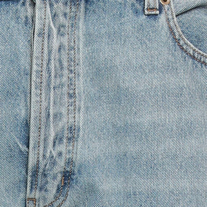 High Demand Men's Street Style Straight Denim Shorts Solid Color Knitted Fabric Men's Workout Denim Shorts - Product Image 6