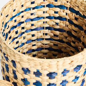 Panier à linge tissé naturel et écologique, fait main, panier de rangement, vente en gros, respectueux de l'environnement, fabriqué au Vietnam - Product Image 5