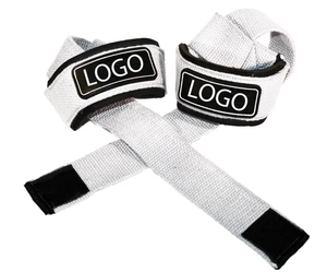 Great Quality Custom Logo Color Weightlifting Wrist Straps for Fitness <b>Gym</b> Workout and Strength Training Wrist Protection <b>Body</b> - Product Image 2