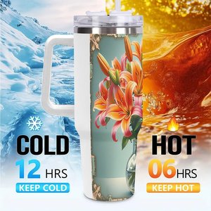 Gobelet isotherme promotionnel 40 oz en acier inoxydable pour cabinet dentaire et clinique d'orthodontie - Product Image 6