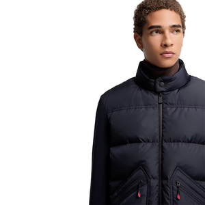 Windproof Coated Winter Men's Puffer Jacket Custom Color Stand Collar Hooded Fashion Wear Custom OEM Service - Product Image 6