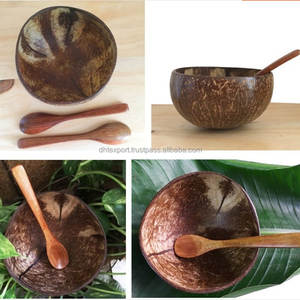 Meilleure vente durable DHT fabriqué à la main de haute qualité bol en coquille de noix de coco personnalisé nouveau cadeau ensembles de vaisselle faits à la main du Vietnam - Product Image 3