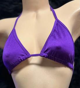 Conjuntos de bikini de dos piezas sin espalda con pedrería y diseño único de sujetador con círculo metálico, diseño personalizado, MOQ bajo. - Product Image 4