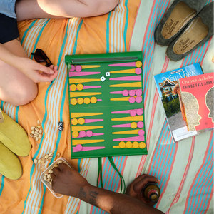 Juego de Backgammon Cuadrado Portátil, Ecológico y Personalizable, Enrollable, de Cuero PU, para Viaje - Product Image 6