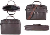 Nouvelle sacoche pour ordinateur portable en cuir véritable pour homme, sac à main décontracté, design vintage de luxe, durable, portable, léger, imperméable