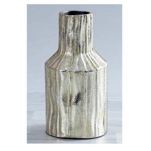 Jarrón Decorativo de Diseño Contemporáneo con Patrón Recortado en Oro Antiguo para Exhibición en Mesa, Sala de Estar y Oficina - Product Image 4
