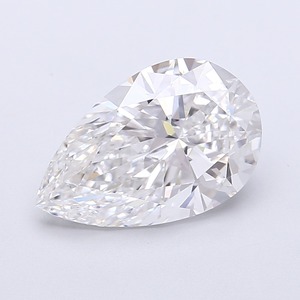 Diamante suelto de 3.00 quilates, forma de pera, F VVS1, piedra creada en laboratorio CVD, pulido excelente, para joyería nupcial de lujo personalizada premium. - Product Image 1