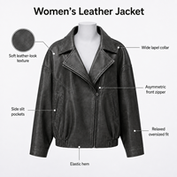 Veste en cuir matelassée unie pour femmes et hommes, design personnalisé, respirante, chaude pour l'hiver, imperméable, écologique, service OEM