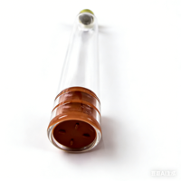 Cartouche en verre vide stérile médicale jetable transparente de 3 ml