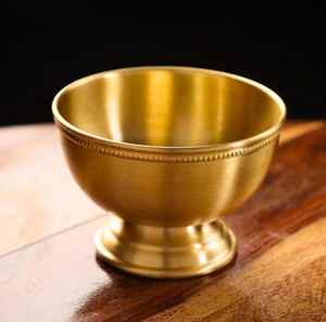 Plato de Postre de Latón Hecho a Mano, Ecológico y de Primera Calidad, Marca Bold Blossom, Resistente, Apto para Lavavajillas, Diseño Moderno para Uso Doméstico - Product Image 6