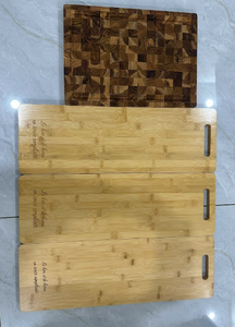Tabla de cortar de bambú natural de Vietnam, hecha de bambú de calidad para cortar carne, verduras, frutas y preparar comidas. - Product Image 6