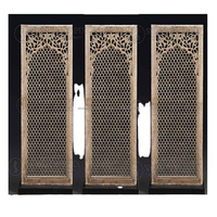 Cadres en bois pour toile de fond de scène de mariage, cadre mural Jali classique, décoration indienne traditionnelle, fait main, durable, taille personnalisée, moderne