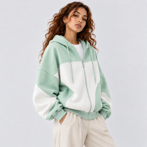 Durable <b>Women</b> Zip Up <b>Hoodie</b> Crafted with Quality Fleece Offers Comfortable Fit <b>Soft</b> Feel <b>Women</b> Zip Up <b>Hoodie</b> with Pockets - Product Image 3