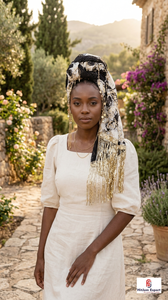 Pañuelo Cuadrado Personalizado con Borlas, Ligero, de Tela Premium, para Mujer, Pañuelo de Moda, Pareo de Playa, Fabricante OEM - Product Image 4