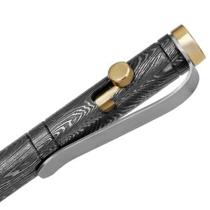 ปากกาเหล็กดามัสกัสทำมือสุดหรู พร้อมด้ามไม้ ของขวัญสำหรับธุรกิจ สำนักงาน และนักสะสม - Product Image 2