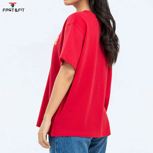 Camiseta de algodón informal de manga corta para mujer, top de verano - Product Image 5