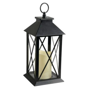 Farol Decorativo Moderno de Metal Negro con Recortes de Estrellas, Portavelas Colgante de Vidrio para Decoración del Hogar, Bodas, Patio y Jardín - Product Image 4
