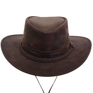 Sombrero de Cuero Estilo Vaquero, Hecho a Medida, de Alta Calidad, Unisex, Personalizado, a Precio de Fábrica, para Todas las Temporadas - Product Image 2