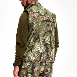 Gilet de chasse d'hiver pour homme, softshell, imperméable, respirant, fermeture éclair, col rabattable - Product Image 4