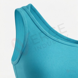 Ensemble de yoga 2 pièces asymétrique pour femme : crop top bleu sarcelle à une épaule et leggings taille haute sans manches - Product Image 4