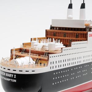 Maqueta artesanal del gran crucero Queen Mary II, decoración náutica para hoteles, oficinas, hogares y regalos - Contacto para venta al por mayor - Product Image 5