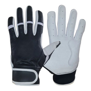Guantes de Bateo de Béisbol Profesionales OEM con Palma de Cuero Genuino y Opciones de Color Personalizadas para Equipos, para Compradores Mayoristas - Product Image 1