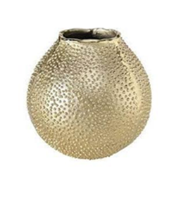 Florero de Aluminio Arrugado para Flores, Florero de Mesa para Interiores del Hogar, Decoración para Bodas y Fiestas, Decoración para Sala de Estar - Product Image 6