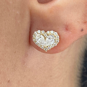 Boucles d'oreilles en or massif 10k 14k 18k avec diamants de laboratoire certifiés IGI, qualité boutique de joaillerie fine, sélection or jaune, rose et blanc - Product Image 4