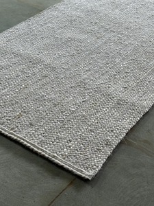 Tapis moderne en jute à tissage plat, couleur unie, rectangulaire, antidérapant, à poils courts, pour la maison et les couloirs - Product Image 4