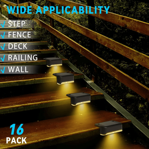 Luces Solares Decorativas para Caminos, Resistentes al Agua y al Polvo, con Sensor de Luz, para Centros Comerciales y Barandillas, 32/16 Piezas - Product Image 4