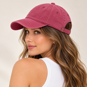 Gorra de Béisbol de Poliéster de 6 Paneles con Visera Curva y Hebilla Metálica, Diseño Personalizado, Marca Privada, Unisex, para Verano - Product Image 6