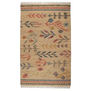 Tapis en jute de qualité supérieure, tissé à la main, écologique, durable, réversible, style bohème, en fibres naturelles, vente en gros - Product Image 5