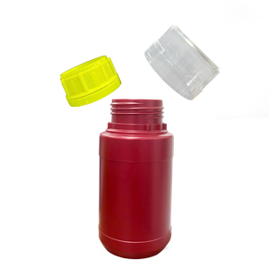 ขวดพลาสติกทรงกระบอก HDPE/COEX ขนาด 300 มล. พร้อมฝาเกลียวและคอขวดขนาด 50 มม. สำหรับใช้ในงานเกษตร/เคมี/ปุ๋ย - Product Image 1