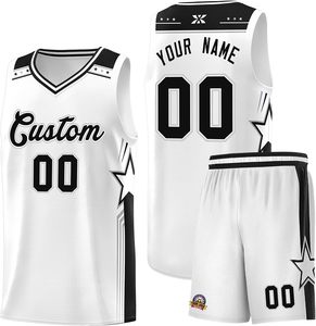 Uniforme de basket-ball imprimé, tenue d'équipe professionnelle, tissu respirant, vêtements de sport légers, débardeur à col en v, unisexe, confortable - Product Image 3
