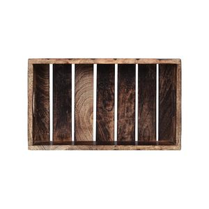 Bandeja de Madera Estilo Rústico, Apta para Lavavajillas, Bandejas Decorativas Multiusos, Accesorios para Mesa de Comedor - Product Image 1