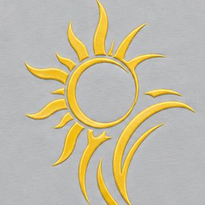 Gray And Yellow Sleeveless Tank Top With Sun Graphic Design Women Casual Summer Cotton Vest Round Neck Custom Fashion Tops OEM - Product Image 5