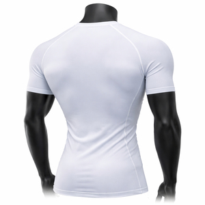 Construction Comfortable <b>Fitting</b> Durable Workmanship <b>Best</b> Selling Men Compression T-Shirt Featuring Quality Material Flexible - Product Image 4