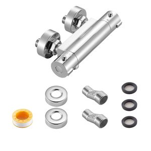 Robinet de Douche Thermostatique à Verrouillage Sécurisé, Mitigeur Eau Chaude et Froide 100°F pour Bain et Douche - Product Image 1